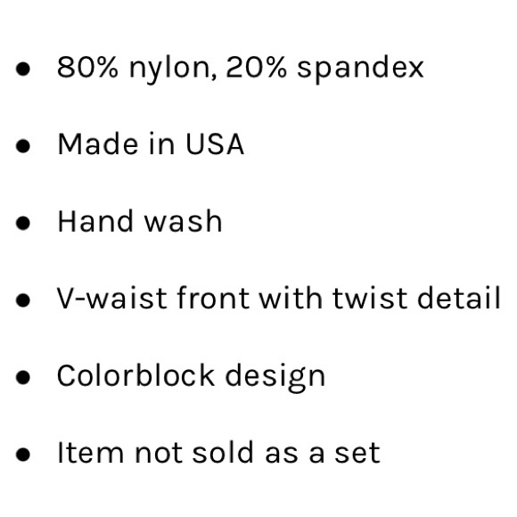 L*SPACE COLOR BLOCK BOTTOMS NWT - Picture 5 of 6